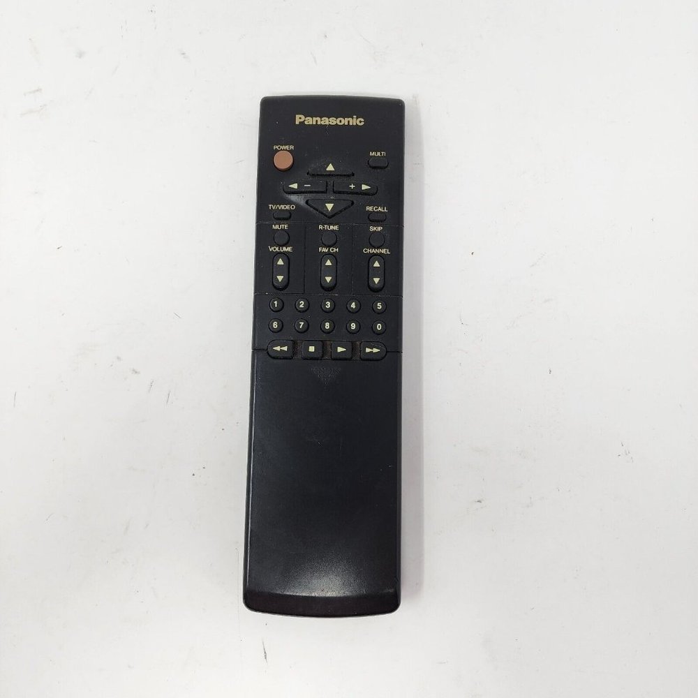 Panasonic EUR51703 TV Remote Control Black Tested Working‎